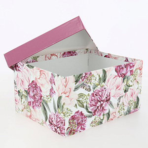 Коробка подарочная 21x17x11см РУТАУПАК ПИОН 000000000001210674