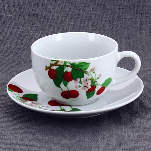 Набор столовый ESTETICA Вишня, фарфор, 20 предметов, M34007 000000000001094382