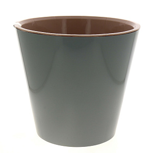 Горшок Фиджи D330мм/16л на колесиках Пепельный ING1557ПЕП 000000000001185197