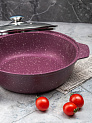 Кастрюля-жаровня 3л KUKMARA Trendy style mystery крышка антипригарная алюминий 000000000001204186