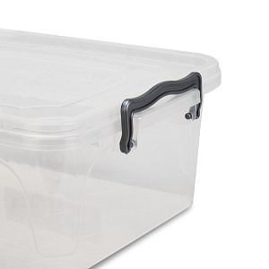 Контейнер для хранения 10л FORA прямоугольный с клипсами полипропилен 000000000001226270