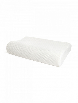 Подушка анатомическая 60x40x12/10см DE'NASTIA Dream мемори с валиком белый полиэстер/пенополиуретан 000000000001226889