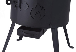 Учаг для казана 4,5л D29,5см h56см толщина бортов 0,2см KUKMARA сталь 000000000001210741