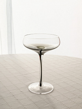 Бокал-креманка 240мл DE'NASTIA Gravity графит стекло 000000000001228683