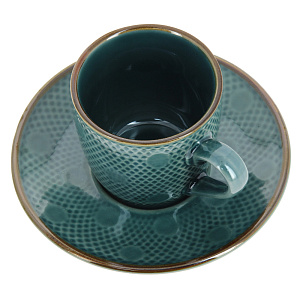 Кофейный набор Синий океан Коралл, 12 предметов 000000000001166780