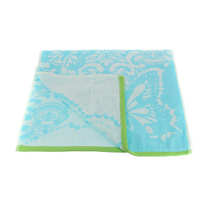 Полотенце махровое Macaone blu Cleanelly, пестротканое, 50х90 см, пл.420 000000000001126113