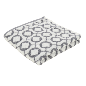 Полотенце 50х90см CLEANELLY Ромбус Плотность махровое 460гр серое пестроткань 100% хлопок 000000000001206882