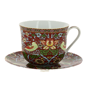 Чайная пара 370мл JumboStrawberry Thief (red)B0940-A07023R 000000000001195084