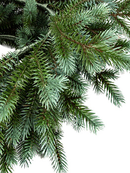 Гирлянда 180 см хвойная для декора голубая 000000000001228791