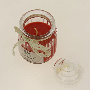Свеча в банке ЗЕМЛЯНИКА, 45ч3218020 000000000001173068