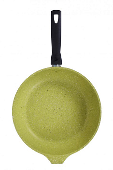 Сковорода 26см KUKMARA Trendy style съемная ручка антипригарное покрытие lime алюминий 000000000001209104