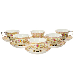 Чайный набор Нежность, 250мл, 12 предметов 000000000001171339