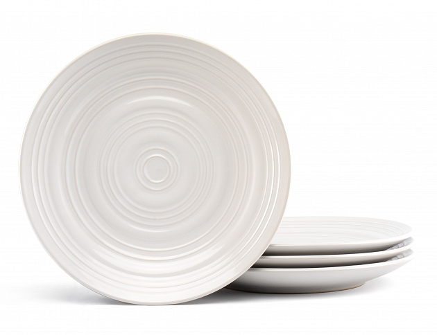 Набор посуды 12 предметов Grey (обеденная 26,5см-4шт, десертная 20см-4шт, салатник 20см-4шт) керамика 000000000001217936