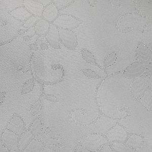 Комплект скатерть 140х180см + 4салфетки 43х43см LUCKY Сияние серебристый 100% полиэстер 000000000001202442