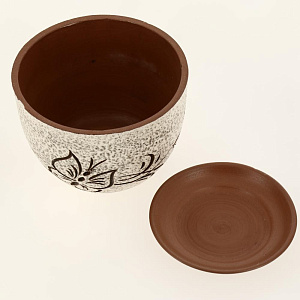 Горшок для цветов декоративный керамический Бабочка текстурный №3 2л ГК 8 000000000001200875