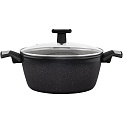 Кастрюля 24*10,5cm с крышкой Monolit, алюминий,015249 000000000001190838