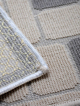 Коврик универсальный 50x80см LUCKY КУБИКИ коричнево-серый хлопок 100% 000000000001187172