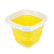 Складное ведро Fackelmann, желтый, 5л, силиконовый 000000000001128059