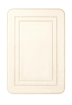 Коврик для ванны 55x80см DE'NASTIA Soft Collection memory молочный полиэстер 000000000001215833