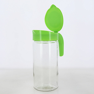 Кувшин 1,5л LARANGE АМФОРА ФРУКТЫ с крышкой Салатовая стекло 000000000001212045