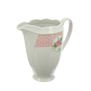 Кувшин Mix&Match Porcelaine Czech Gold Hands, розовый, 1л 000000000001136197