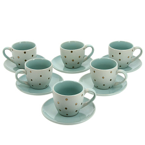 Чайный набор Agness, 220мл, 12 предметов 000000000001166338