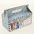 Коробка подарочная 200х100х90мм РутаУпак сундук Новогодняя почта прямоугольник матовая ламинация бурый/белый 000000000001208668