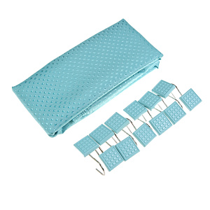 Шторка для ванной DE'NASTIA c водоотталкивающей пропиткой 180х180см голубой 100%Полиэстер S000010 000000000001121527