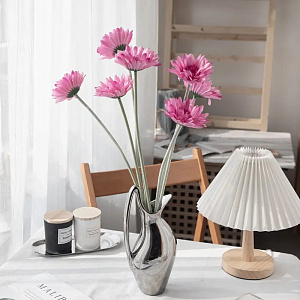 Цветок искусственный Гербера 55см  ярко-розовая 000000000001218361