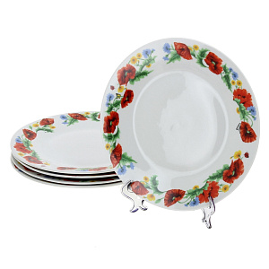 Столовый набор Маковый венок Matissa, 18 предметов 000000000001133894