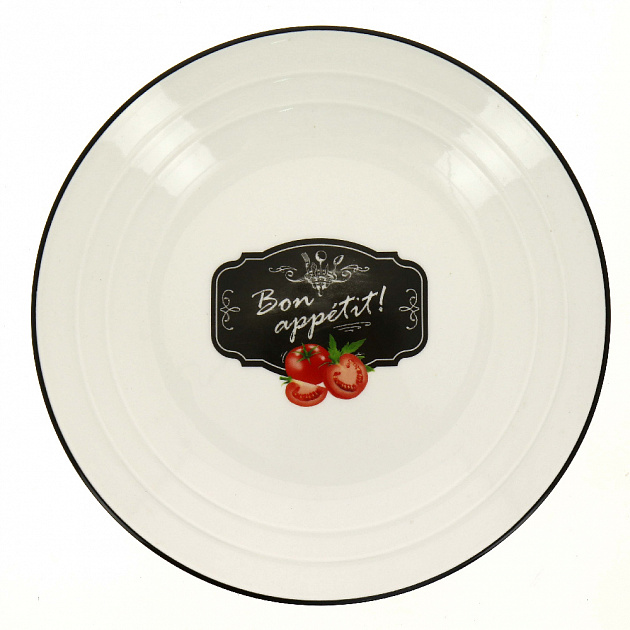 Тарелка десертная 21см КОРАЛЛ Kitchen basic 5517-21-J020 000000000001181116