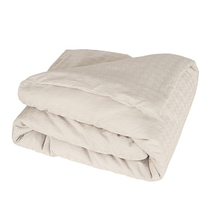 Пододеяльник 175x210см DE'NASTIA Гусиная лапка св.серый жаккард сатин хлопок 000000000001217234