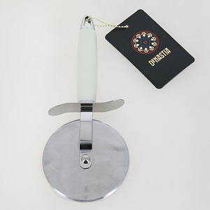 Нож для пиццы DE'NASTIA пластиковая ручка белый нержавеющая сталь ABS пластик 000000000001211565