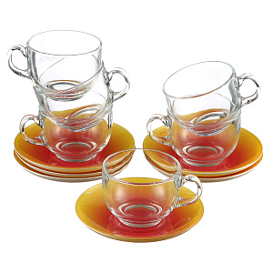 Чайный набор Fizz Lemon Luminarc, 220мл, 12 предметов 000000000001120178