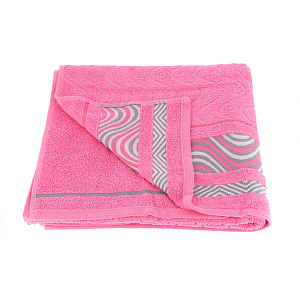 Полотенце махровое Marezzato Cleanelly, розовый, 70х130 см, пл.460 000000000001067215