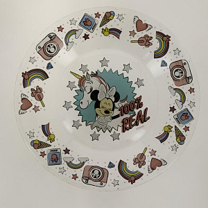 МИННИ И ЕДИНОРОГ Набор для завтрака 3 предмета ОСЗ стекло 000000000001205458