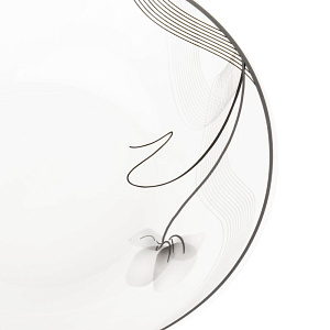 Тарелка суповая 20см FARFORELLE Камелия стеклокерамика 000000000001224324