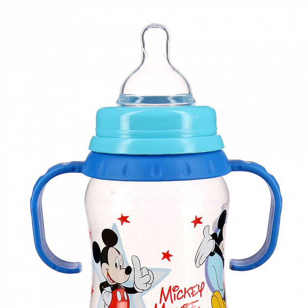 Бутылочка с соской от 6 месяцев Микки и Минни  Lubby&Disney baby, 250мл 000000000001135532