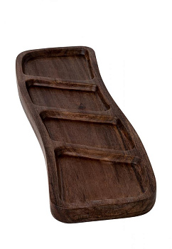 Менажница 12x40x2см DE'NASTIA прямоугольная дерево акация 000000000001216975