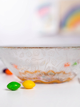 ТРИ КОТА Салатник 14см PASABAHCE стекло 000000000001176952