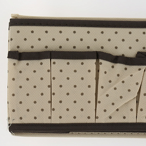 Органайзер для косметики 25x15x13см РУТАУПАК ГОРОХ прямоугольник ткань 000000000001211993