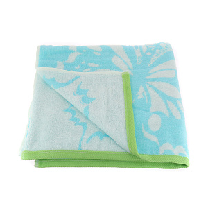 Полотенце махровое Macaone blu Cleanelly, пестротканое, 70х130 см, пл.400 000000000001126114