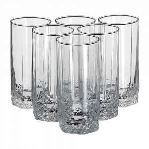 VALSE Набор стаканов  для пив 6шт 440мл PASABAHCE стекло 000000000001007422
