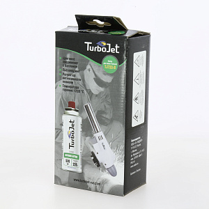 Набор туристический TURBOJET (горелка с пьезоподжигом + газовый картридж) 000000000001212544