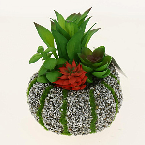 Цветок искусственный "Суккулент"11смR010443 000000000001189308