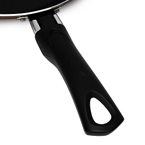 Сковорода 20х4,5см FORA антипригарное покрытие бакелитовая ручка бордо алюминий 000000000001176484