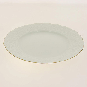 IREM Тарелка обеденная 25см Отводка золото костяной фарфор BNIRM25DU520 000000000001189496