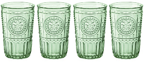 ROMANTIC Набор стаканов 4шт 340мл зеленый BORMIOLI ROCCO стекло 000000000001206449