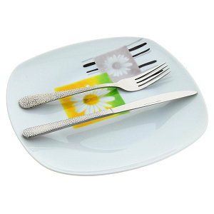 Обеденная тарелка Фабиана Matissa, фарфор, 24 см 000000000001082314