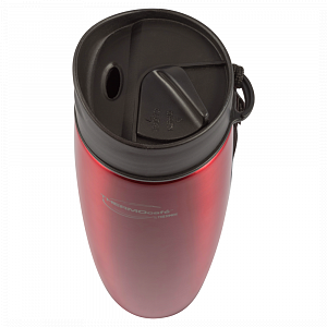 Термокружка из нержавеющей стали тм THERMOcafe by THERMOS Hiking-500 Red/Artic white/Grey 500мл 673503 000000000001195103